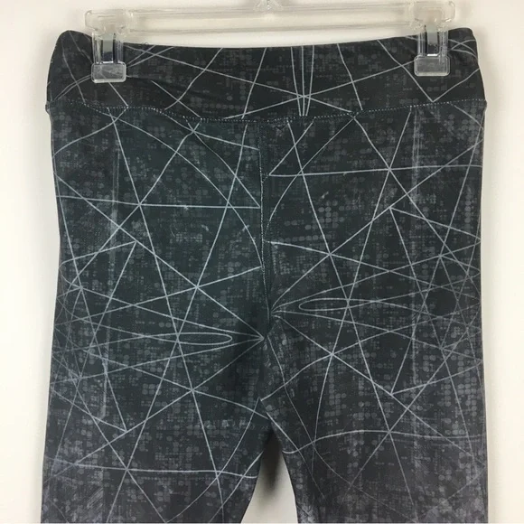 Evolution and Creation Active Gray Tie Dye Geometric Stretch Leggings Medium - Picture 5 of 9